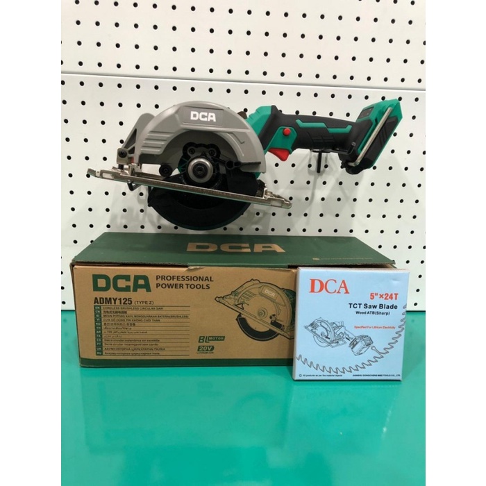 Terlaris Mesin Gergaji Dca Admy125Z Circular Saw Brushless Admy 125