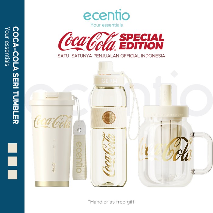 Ecentio Coca-Cola Platinum Series Co-Branded Tumbler Cangkir