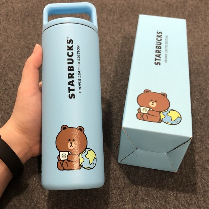 STARBUCKS LINE FRIENDS BROWN EARTH DAY MIIR TUMBLER LIMITED EDITION