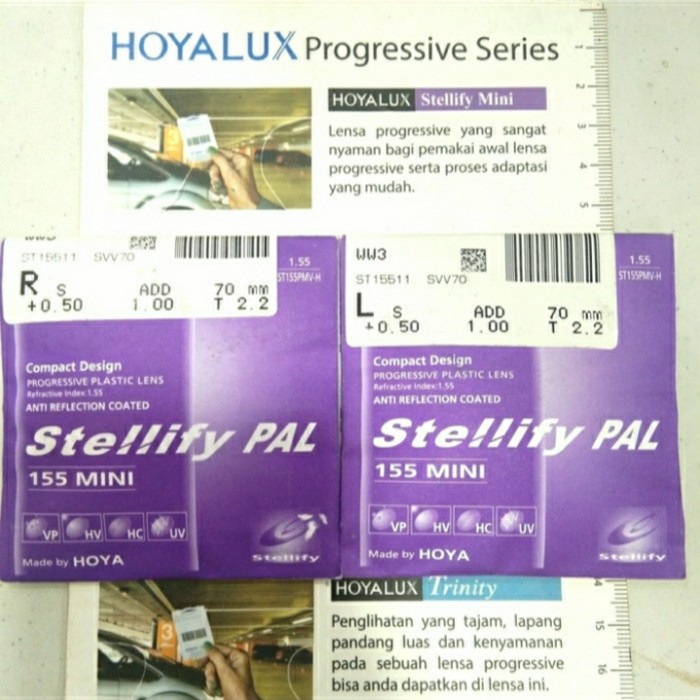 Terlaris Lensa Progresif Hoya Stellify Indeks 1.55 Lensa Progressive Japan