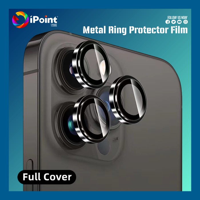 Terlaris Metal Ring Camera Iphone 14 Series With Position Guide