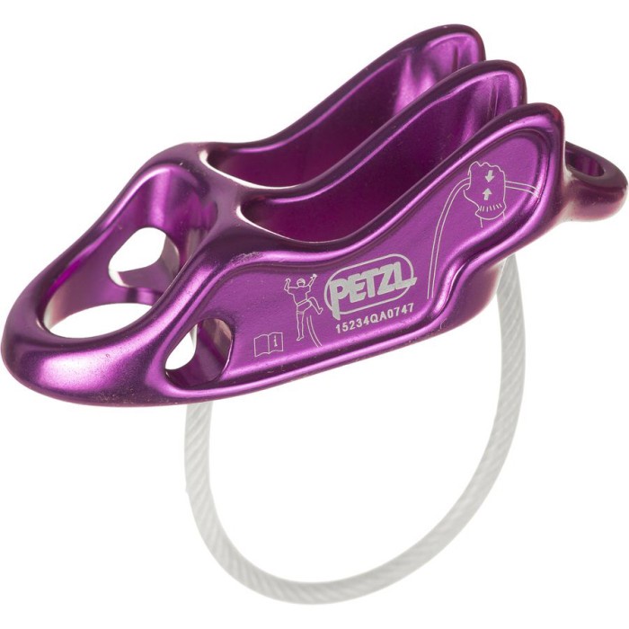 Terlaris Ready Stock Belay Device-Petzl Reverso 4, Violet