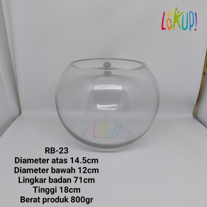 JUMBO AQUARIUM BULAT/FISH BOWL /FISH BALL/TEMPAT IKAN/SERBAGUNA