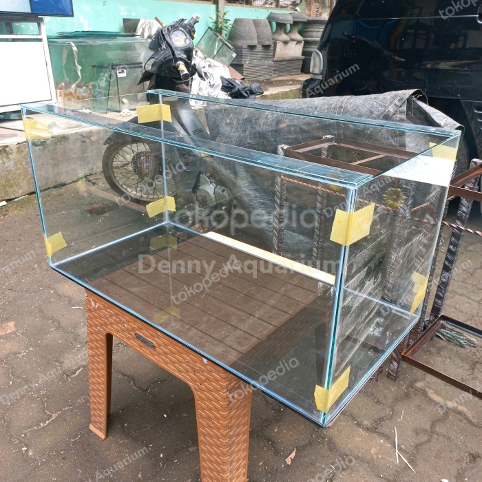Aquarium kaca 80 x 40 x 40cm