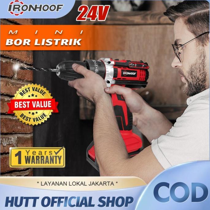 MESIN BOR / IMPACT DRILL LISTRIK IRONHOOF ESOPEMALL