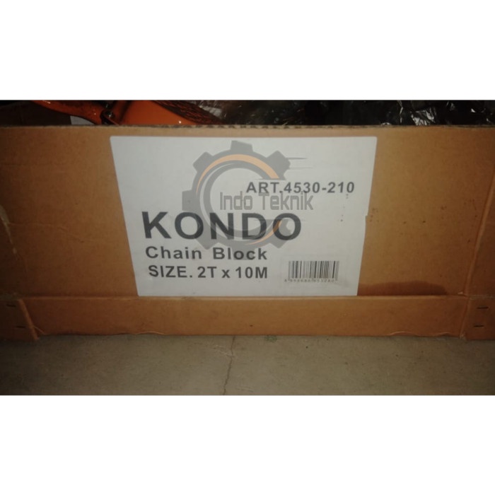 Terlaris Katrol/Chain Block/Takel Kondo 2 Ton X 10 Meter