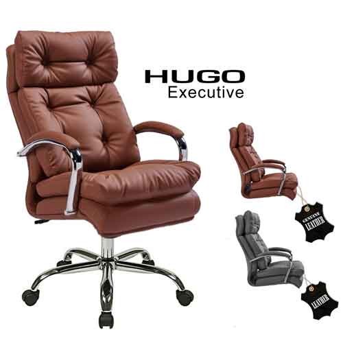 Terlaris Kursi Direktur Hugo Edisi Bagian Depan Kulit Asli