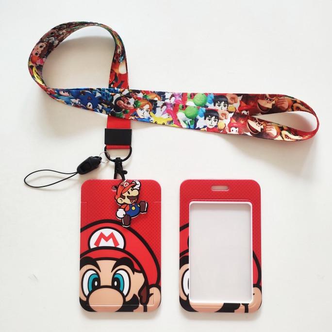 

ID Card Holder Name Tag Lanyard / Kalung Wadah Kartu Super Mario Bros