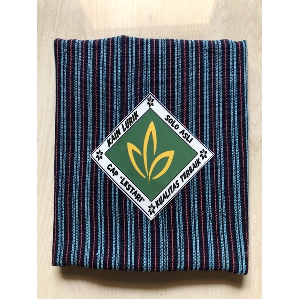 Jarik lurik cap  “ LESTARI “ biru / Jarik gendong / jarik tenun atbm
