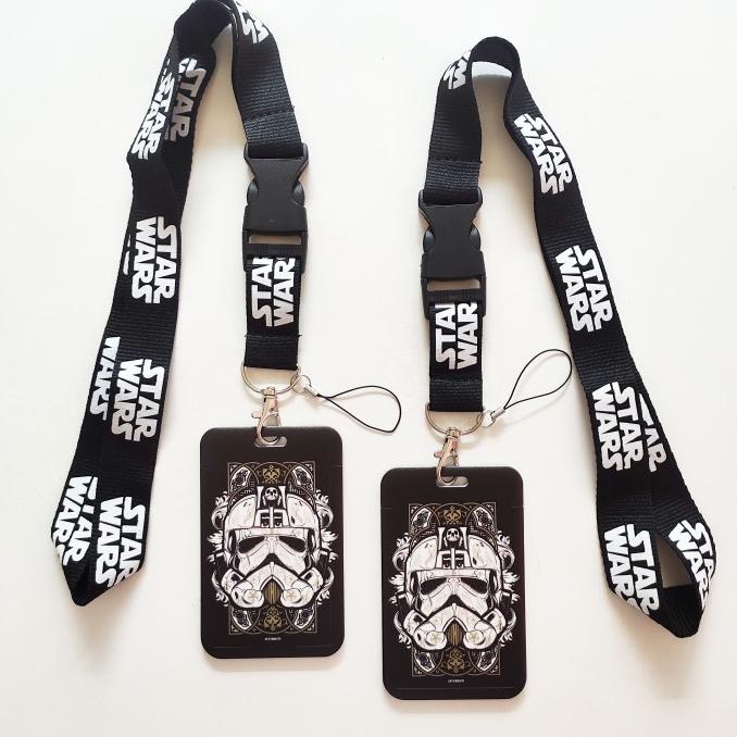 

ID Card Holder Name Tag Lanyard / Kalung Kartu Star Wars Stormtrooper