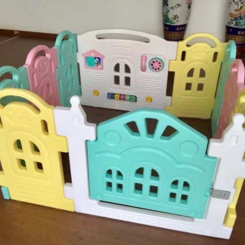 XW4 SEWA MAINAN & PERLENGKAPAN BAYI, PAGAR PEMBATAS PARKLON MAGIC CASTLE (10+2) I3Y