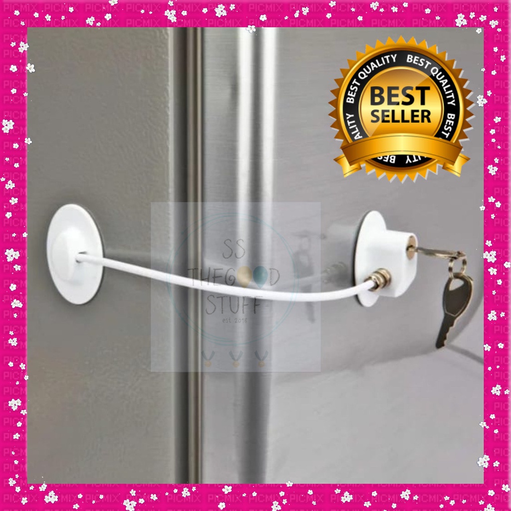 AE1 KUNCI PENGAMAN PINTU / JENDELA / KULKAS UNTUK KESELAMATAN BAYI / ANAK IS3