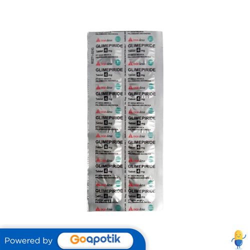GLIMEPIRIDE OGB DEXA MEDICA 4 MG STRIP 10 TABLET