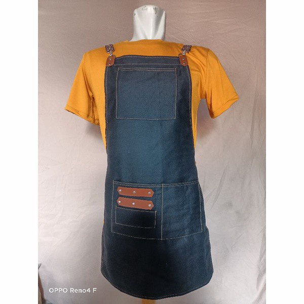 Terlaris Apronku Apron Barista Jeans