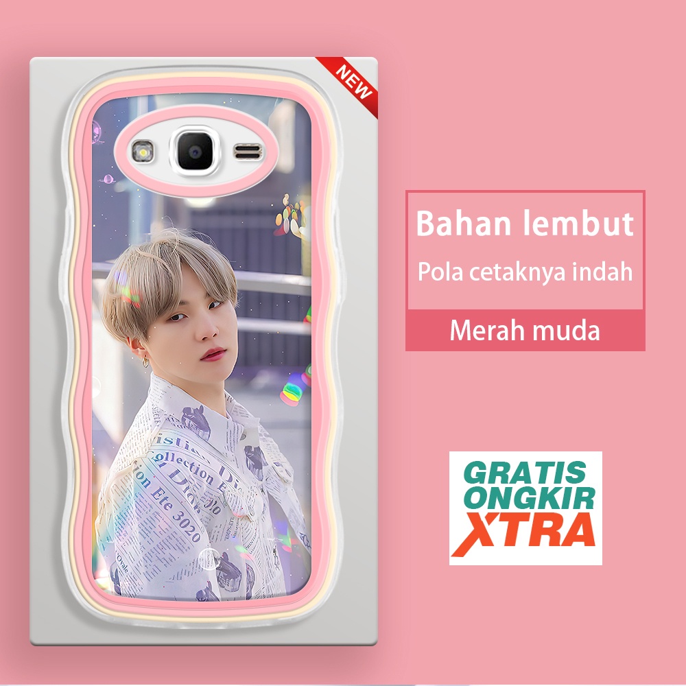 Samsung J7 J2 J7Pro J7Prime Pro Prime 2017 INS BTS Min Yoon Gi BT21 SUGA Agust D Bangtan Boys Cool K