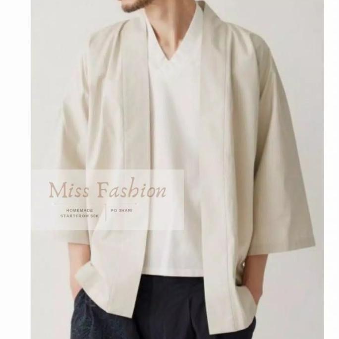 KIMONO PRIA CREAM FIT TO XL | OUTER PRIA FIT TO XL| JAS KIMONO PRIA