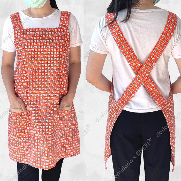 Terlaris Apronku Apron Pinafore Motif Celemek Pinafore Celemek Korea