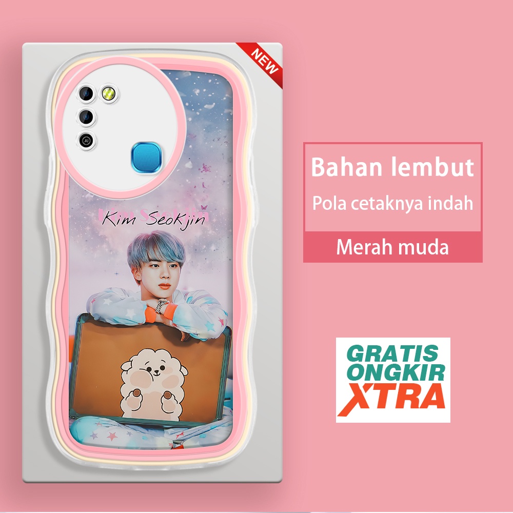 Infinix Smart5 Smart 5 7 6 4 4c Zero 6Plus plus INS BT21 Cute Kim Seok Jin BTS Bangtan Boys Cool Kor