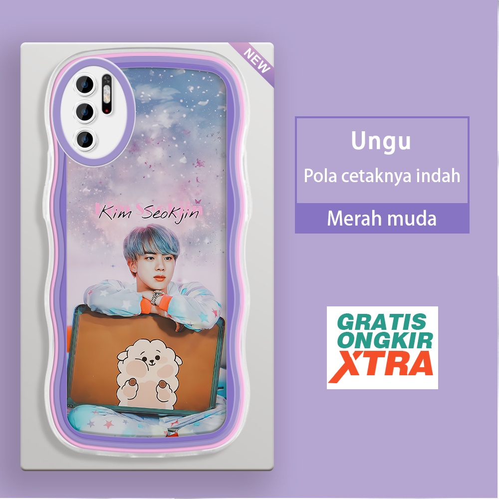 Redmi Note 10 12 11 11Pro 11S 10S 10Pro Pro 5G 4G Xiaomi INS BT21 Cute Kim Seok Jin BTS Bangtan Boys