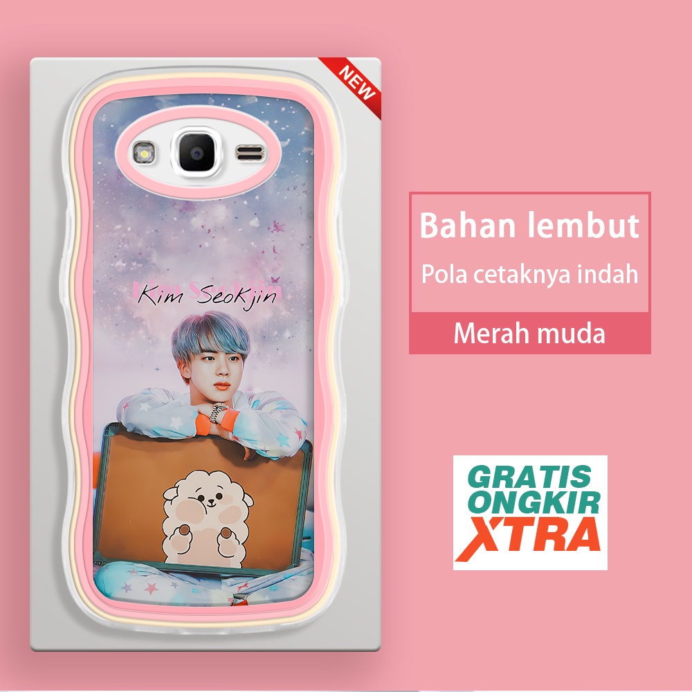 Samsung J7 J2 J7Pro J7Prime Pro Prime 2017 INS BT21 Cute Kim Seok Jin BTS Bangtan Boys Cool Kor Kesi