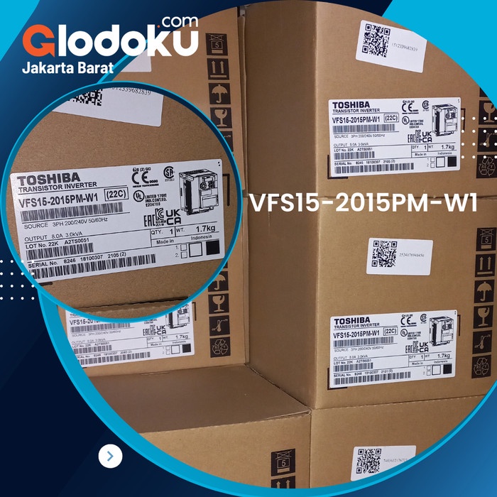 Toshiba Inverter Vfs15-2015Pm-W1