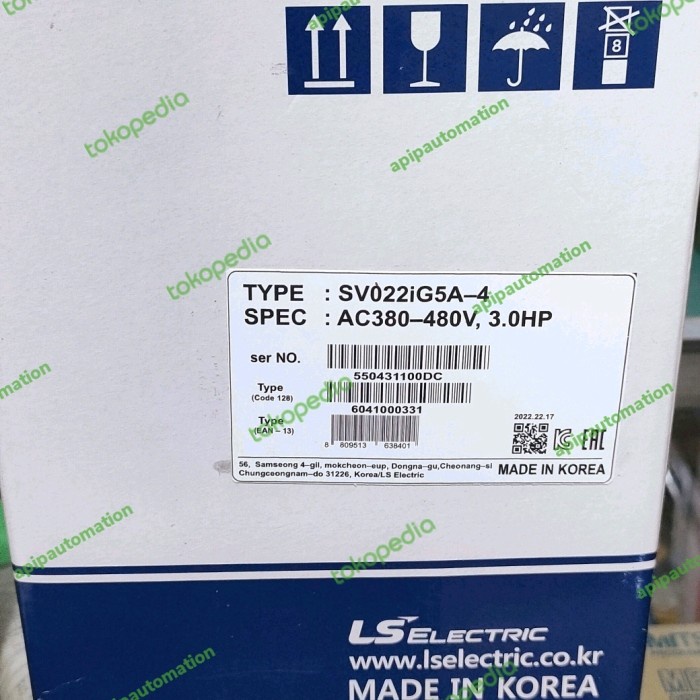 Inverter Ls Sv022Ig5A-4 3Hp/380V