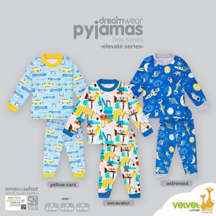 baju bayi Piyama Pakaian Baju Tidur Bayi Anak Velvet Junior Big Size 2 dan 3(Y7S3) baju bayibaju bay