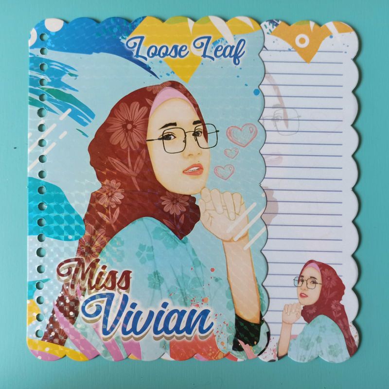 

20 LEMBAR ISI BINDER A5 HIJAB MOTIF 8