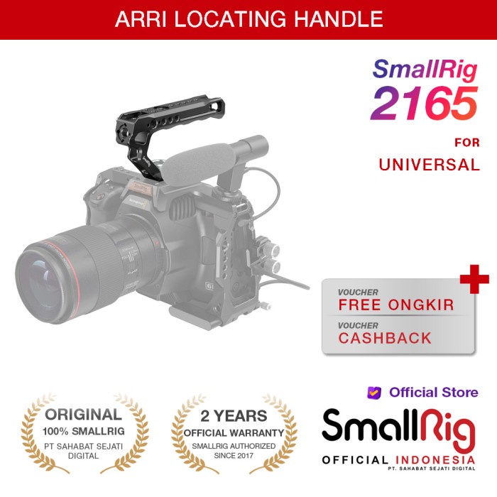 SmallRig Camera Top Handle Grip with Arri Locating Handle 2165