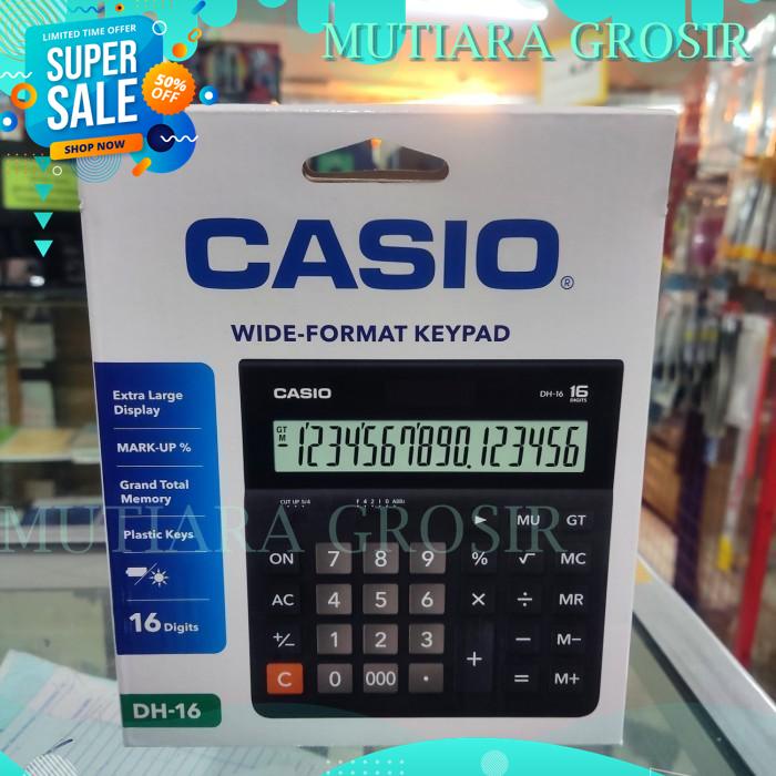 

KALKULATOR CASIO DH 16 BK ORIGINAL !!