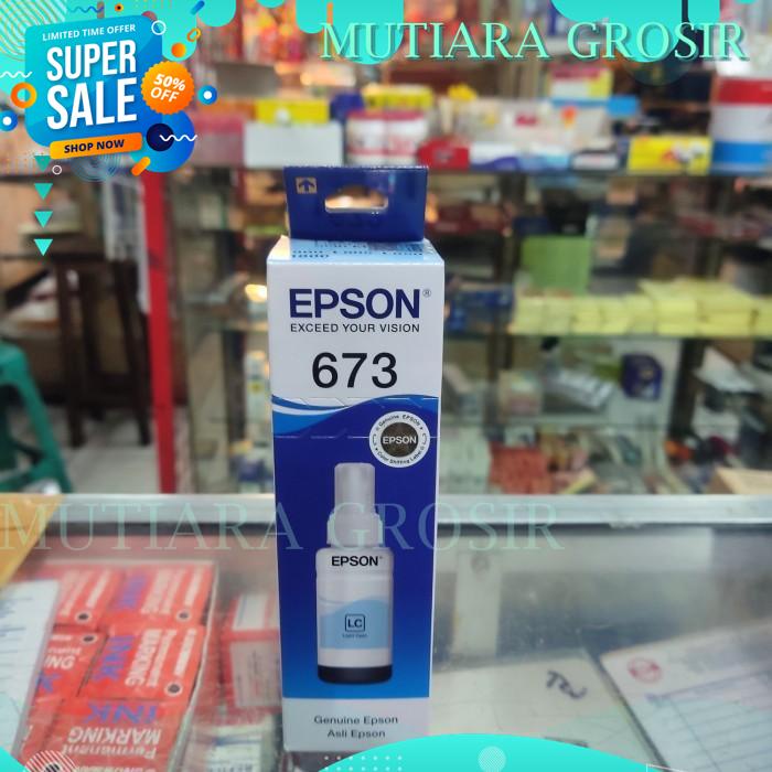 

TINTA EPSON T 673 LIGHT CYAN ORIGINAL !!