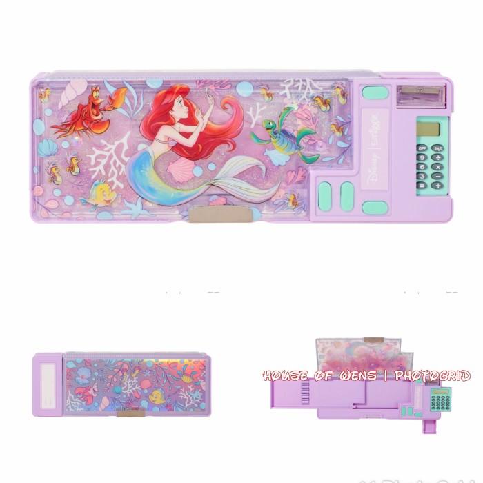 

SMIGGLE DISNEY PRINCESS ARIEL POP OUT PENCIL CASE ORIGINAL