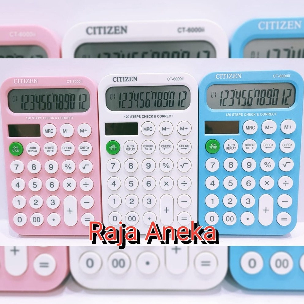 

days -43 Kalkulator Citizen 6000ii Warna CT-6000ii CT 6000 Calculator CT 6112 CITIZEN 6112 168