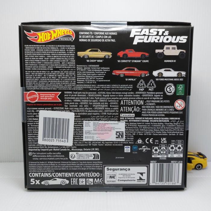 Hot Wheels Premium Fast & Furious Bundle Box Set Mustang Multipack