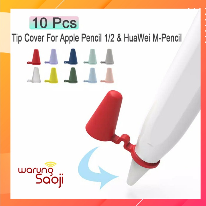 

Terlaris Apple Pencil Tip Nib Tips Cover Case 1 2 1St 2Nd & Huawei M Pencil