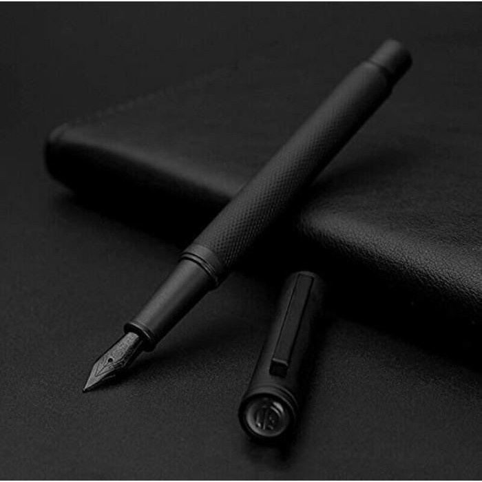 

Terlaris Set Pulpen Fountain 1850 Nib Hitam Matte Desain Klasik Dengan Kotak