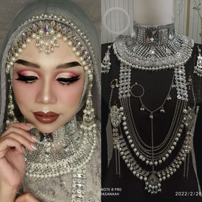 Terlaris Kalung India Set Perhiasan India Aksesoris Pengantin India/Bridal Set