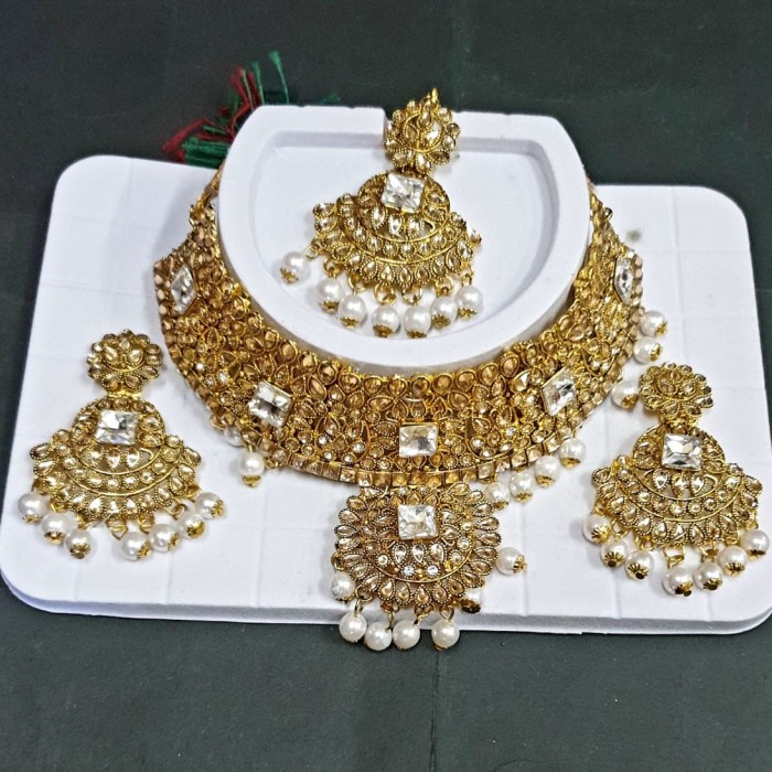Terlaris Bridal Set India/Set Kalung/Set Perhiasan Pernikahan