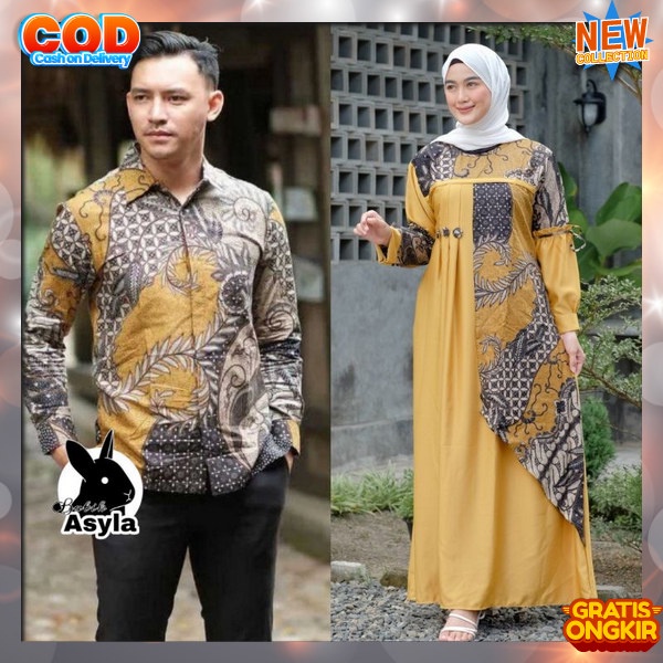 Bwtik Dress Bahan Adem Gamis Baju Bati Kombinasi Polos Gsmis Panjang Fashion Kekinian Gmis Batik Gam