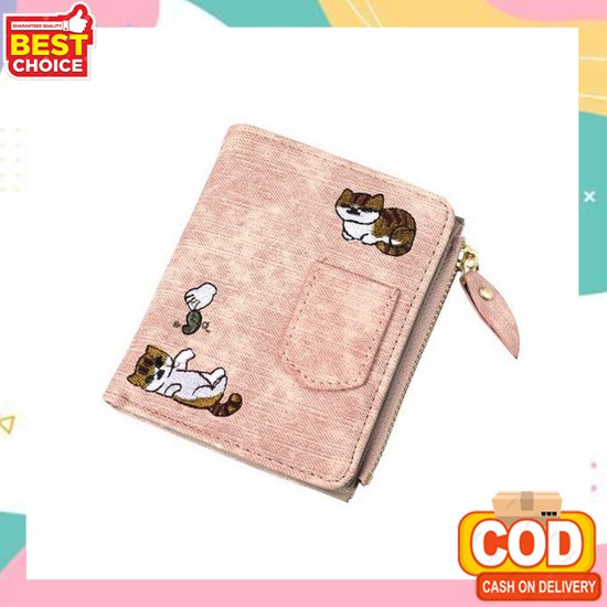 Dompet Wanita Dompe Panjang Uang Kertas Cod Kecil Import Pendek Multifungsi Kekinian Berkualitas Fas