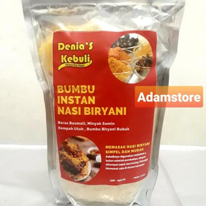 

Nasi Biryani Denia's Kebuli Bumbu Instan dengan beras basmati 410 gr