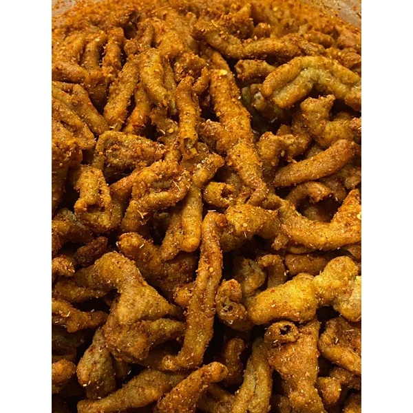 

keripik Usus pedas home made 250gr, 500gr