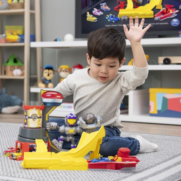 Paw Patrol Mighty Pups Charged Up True Metal Mighty Meteor Track Set