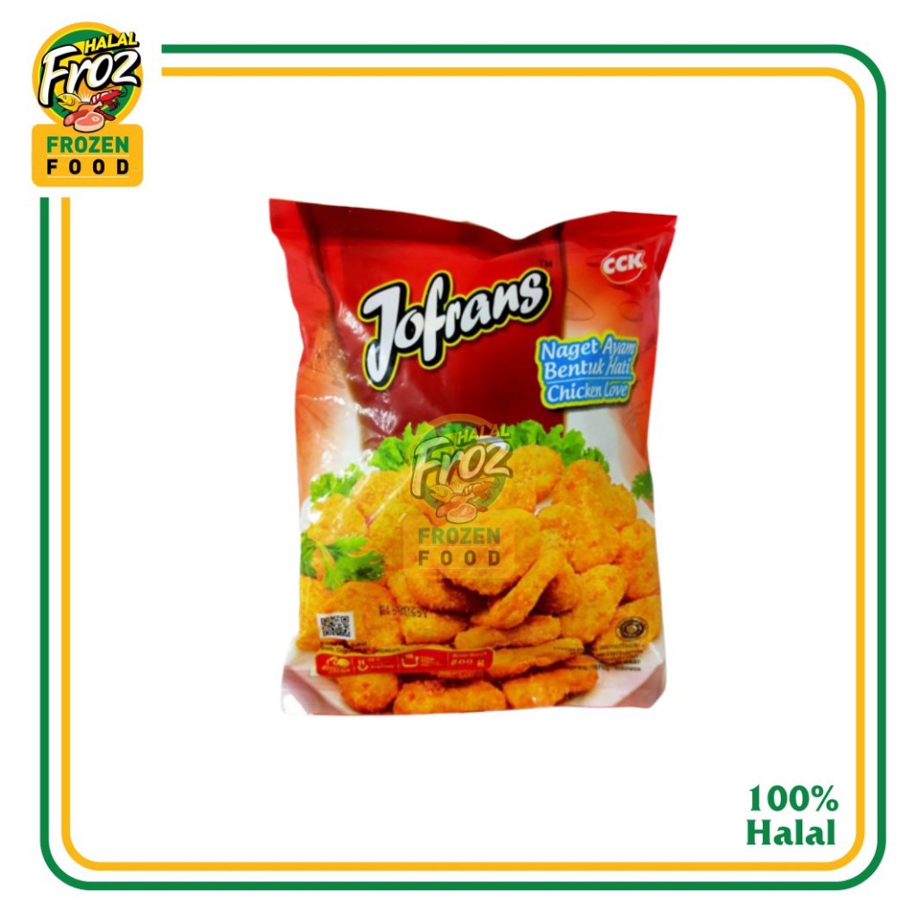 

Naget Ayam Love Chicken Nugget Love 500 gram Jofrans