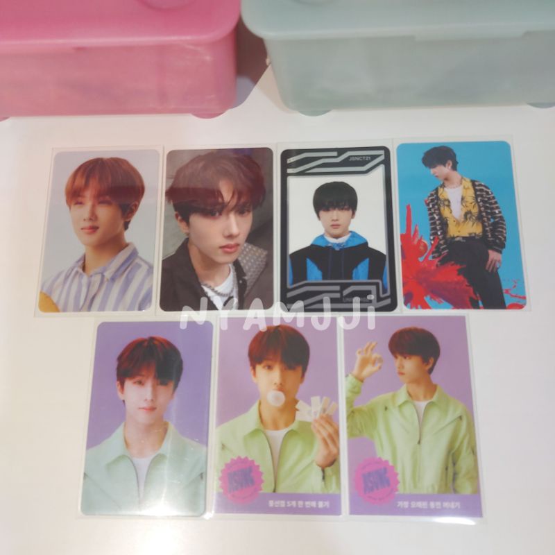 wts aab jisung official luggage dreaming uc jewel universe bene set withdrama sg21 pc photocard mura