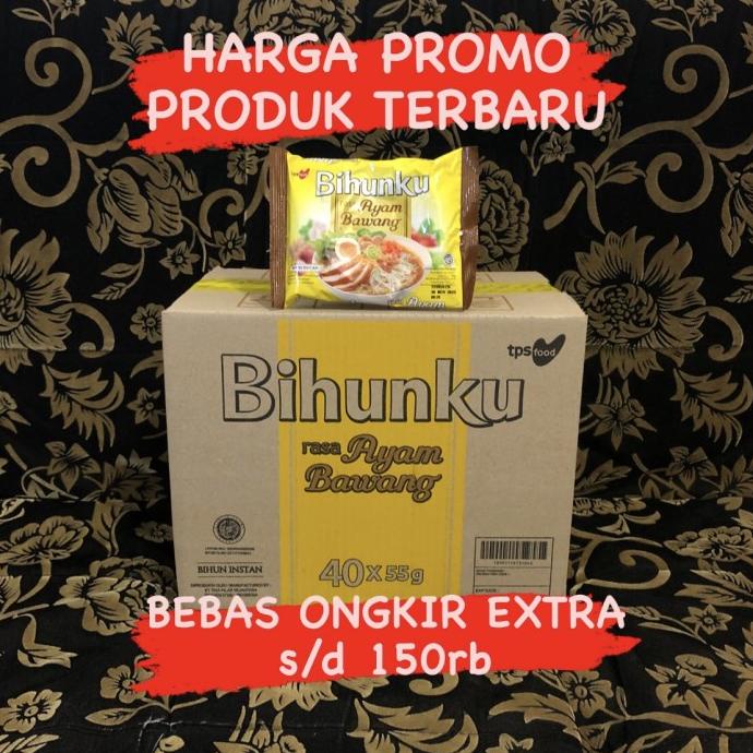 

BIHUNKU Rasa Ayam Bawang | 1 Dus Isi 40 Pcs | Bihun Instan