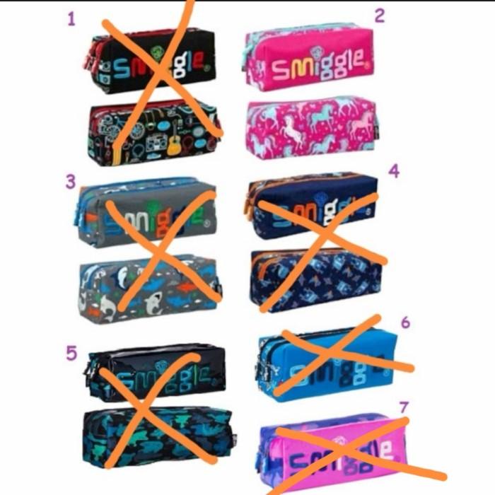 

SMIGGLE TWIN ZIP PENCIL CASE UNICORN - TEMPAT PENSIL SOFT CAS SMIGGLE