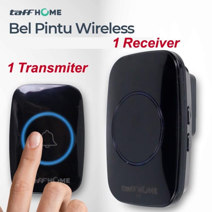 Bel Pintu Rumah Bell Wireless Remote Doorbell Taffhome Cacazi