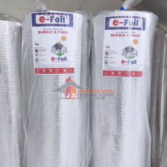 Termurah Alumunium Foil Bubble E-Foil |Peredam Panas Atap Rumah