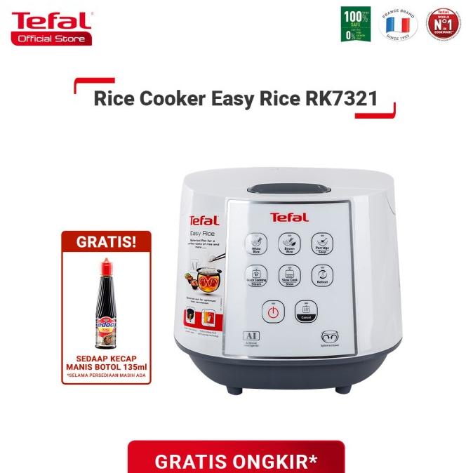 Tefal Easy Rice Rk7321 - Rice Cooker Magic Com Pengiriman Cepat